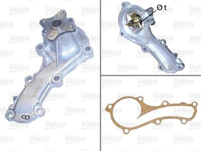 Bomba de agua, refrigeración del motor VALEO 506705