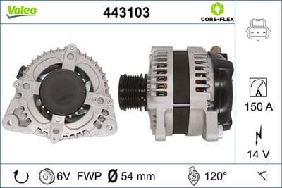 Alternador VALEO 443103