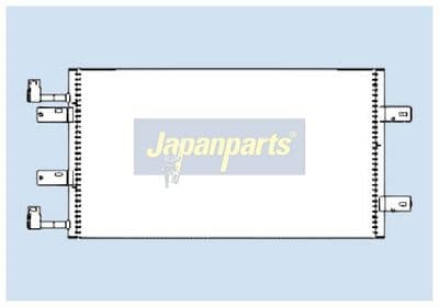 Condensador, aire acondicionado JAPANPARTS CND093049
