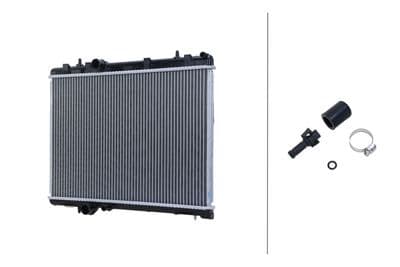 Radiador, refrigeración del motor HELLA 8MK 366 308-241