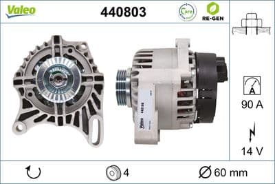 Alternador VALEO 440803