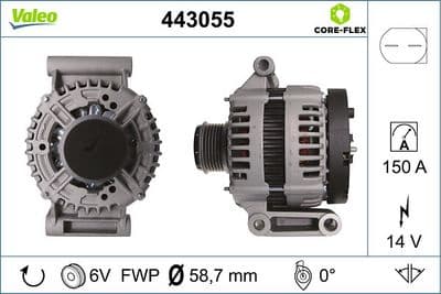Alternador VALEO 443055