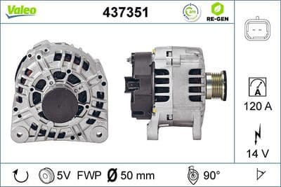 Alternador VALEO 437351
