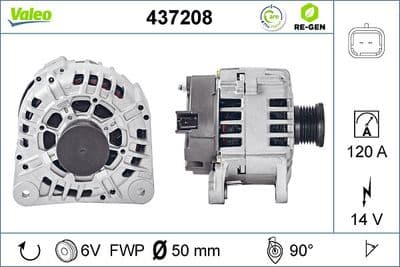 Alternador VALEO 437208