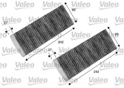 Filtro, aire del interior VALEO 698873