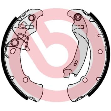 Juego de zapatas de frenos BREMBO S 16 516