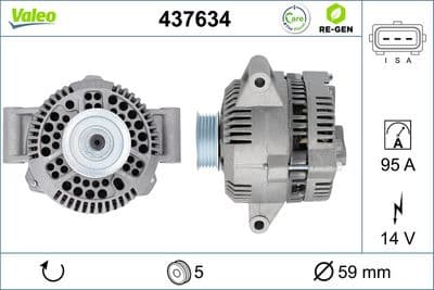 Alternador VALEO 437634