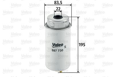 Filtro combustible VALEO 587730