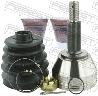 Juego de articulación, eje de transmisión FEBEST 0210-Y62