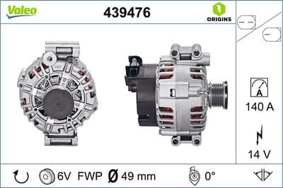Alternador VALEO 439476