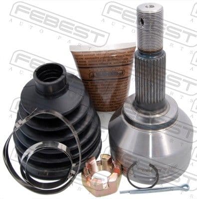 Juego de articulación, eje de transmisión FEBEST 0210-J1020