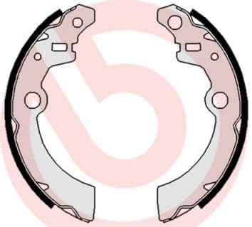 Juego de zapatas de frenos BREMBO S 79 523