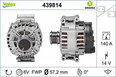 Alternador VALEO 439814