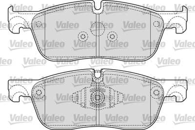 Juego de balatas de freno VALEO 601676