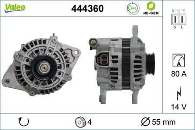 Alternador VALEO 444360