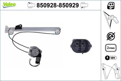 Elevador para ventanas VALEO 850928