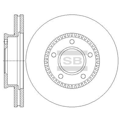 Disco de freno Hi-Q SD4410