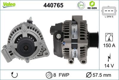 Alternador VALEO 440765