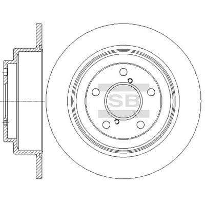 Disco de freno Hi-Q SD4707