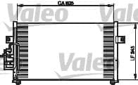 Condensador, aire acondicionado VALEO 814334