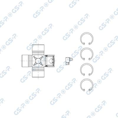Junta, árbol cardán GSP UJ900144