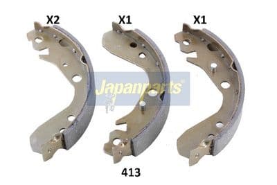 Juego de zapatas de frenos JAPANPARTS GF-413AF