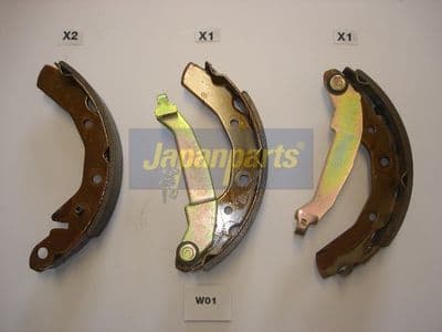 Juego de zapatas de frenos JAPANPARTS GF-W01AF