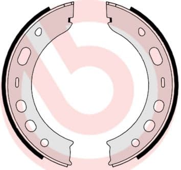 Juego de zapatas de frenos, freno de mano BREMBO S 65 503