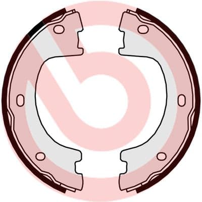 Juego de zapatas de frenos, freno de mano BREMBO S 50 521