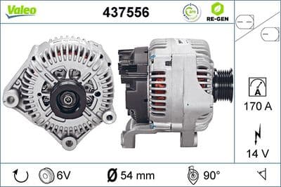Alternador VALEO 437556