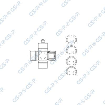 Junta, árbol cardán GSP UJ900151