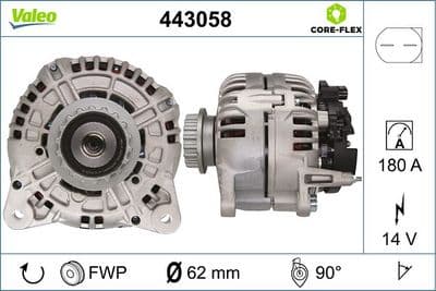 Alternador VALEO 443058