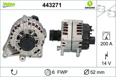 Alternador VALEO 443271