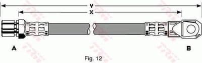 Manguera de frenos TRW PHD311