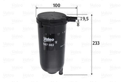 Filtro combustible VALEO 587062