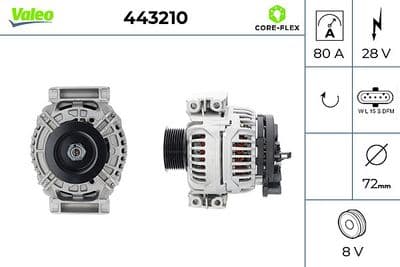 Alternador VALEO 443210