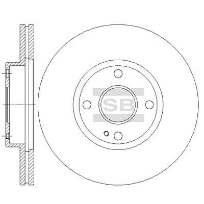 Disco de freno Hi-Q SD5333
