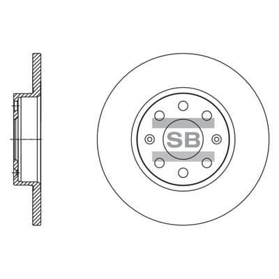 Disco de freno Hi-Q SD5504