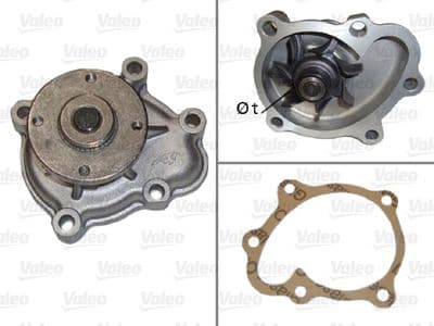 Bomba de agua, refrigeración del motor VALEO 506481
