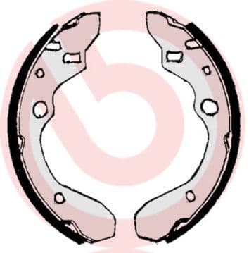 Juego de zapatas de frenos BREMBO S 49 506