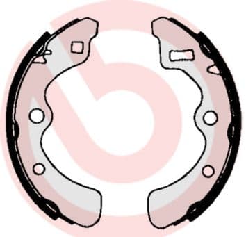 Juego de zapatas de frenos BREMBO S 28 501