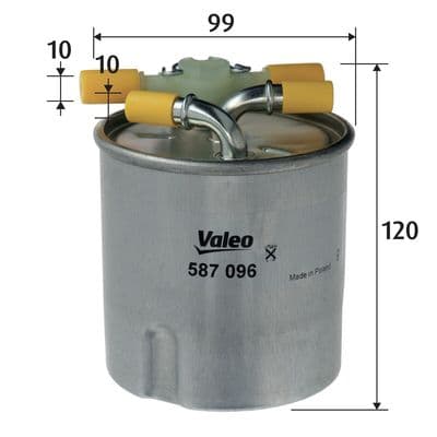 Filtro combustible VALEO 587096