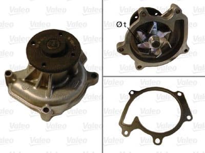 Bomba de agua, refrigeración del motor VALEO 506708
