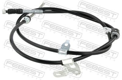 Cable de accionamiento, freno de estacionamiento FEBEST 01100-ZZE120RH