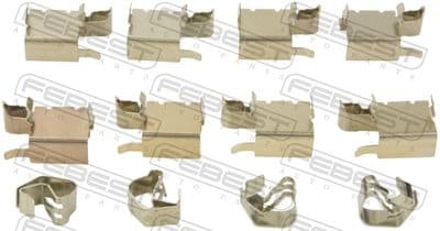 Juego de accesorios, balatas de frenos FEBEST 0103-NRE180F