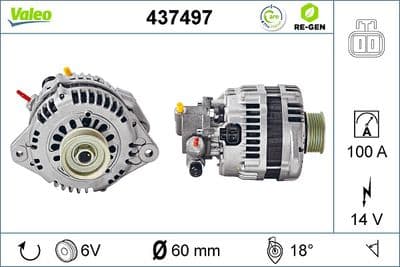 Alternador VALEO 437497