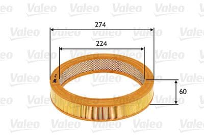 Filtro de aire VALEO 585619