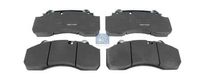 Juego de balatas de freno DT Spare Parts 10.34125