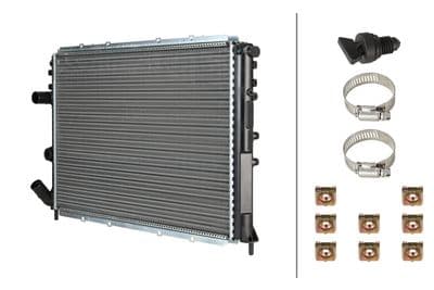 Radiador, refrigeración del motor HELLA 8MK 366 312-021