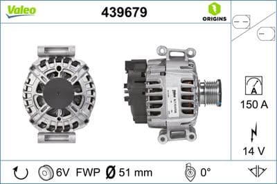 Alternador VALEO 439679